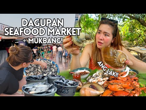 DAGUPAN SEAFOOD MARKET + MUKBANG! | Love Angeline Quinto