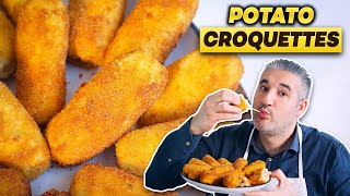 MOM'S SECRET HAM & POTATO CROQUETTES Recipe!