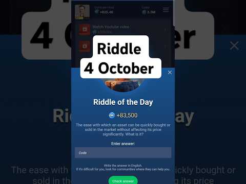 X Empire riddle of the day today 4 October | Musk empire riddle