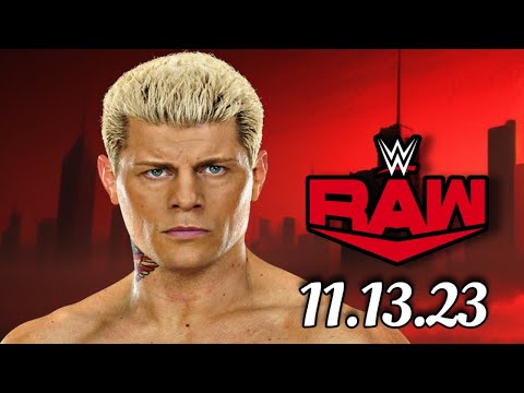 WWE RAW LIVE STREAM (11/13/23)