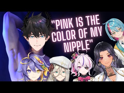 Ren checks nipple color on stream + ILUNA cursed nipple convo [💫aster arcadia | ILUNA GAMESHOW]