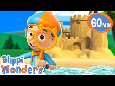 Blippi wonders where does Sand come from? | Blippi Wonders Educational Videos for Kids