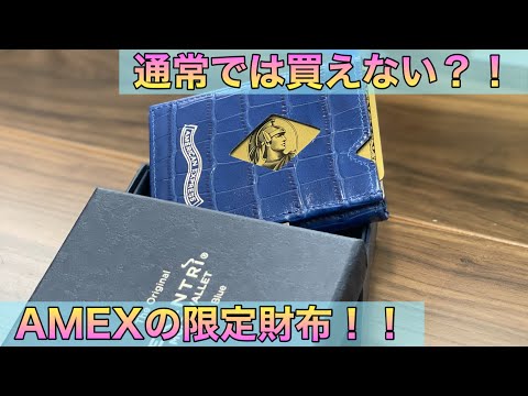 【財布紹介】AMEXオリジナル財布レビュー！！　【AMEX  キャッシュレス財布 カードケース】