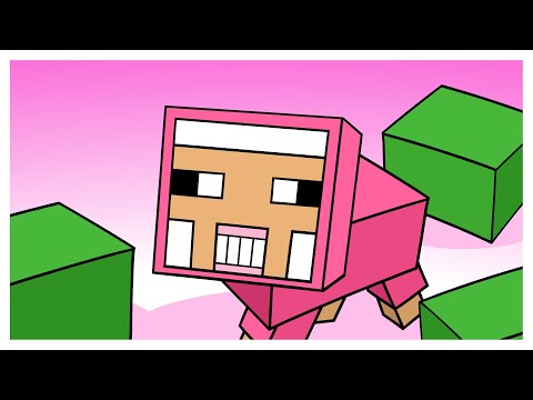 Minecraft Pink Sheep Takes On STARING CONTEST Champ