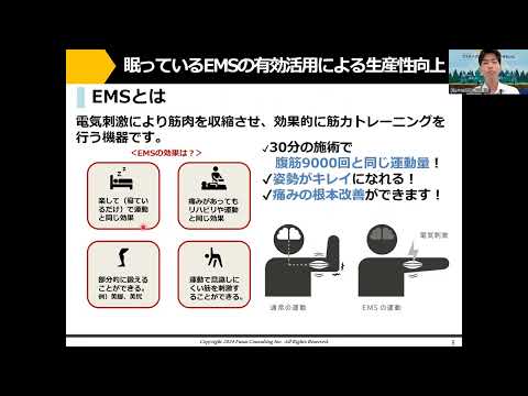 【整骨院向け】眠っているEMSの有効活用による生産性向上