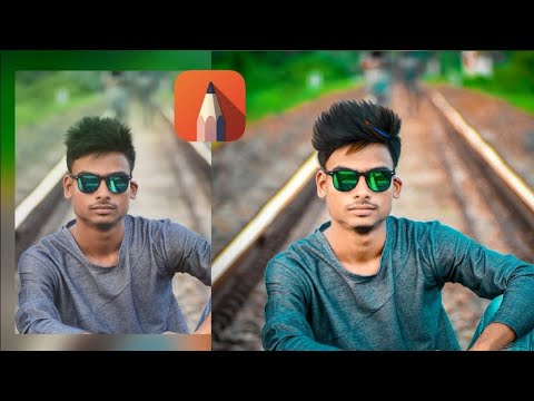 Autodesk Sketch Tutorial | Straight Hair | Change Hairstyle | Add Golden & Blue Colour on Hairs