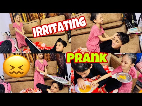 Irritating Prank😣| Aayat Ne Kiya Owais Ki Naak Me Dum|🤣🤣🤣