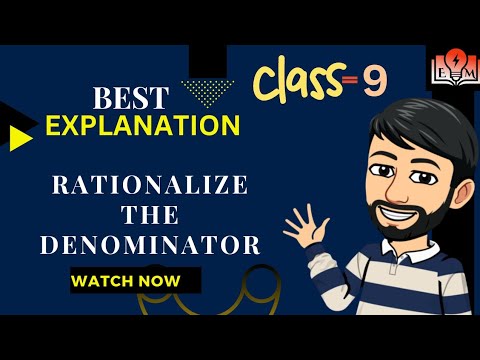 How To Rationalize The Denominator | Rationalize The Denominator | Rationalization The Denominator