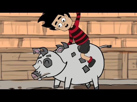 Pig Rodeo | Awesome Exciting Scenes | Dennis & Gnasher: Unleashed!