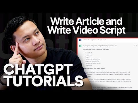 ChatGPT Tutorial Tagalog -  How To Write Article Instantly and Write Video Content Script #chatgpt