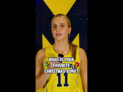 Favorite Christmas Song? | Michigan Women's Basketball