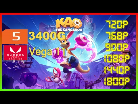 Kao the Kangaroo 2022 | Ryzen 5 3400G Vega 11 2x8 (2666MHz) 16GB RAM