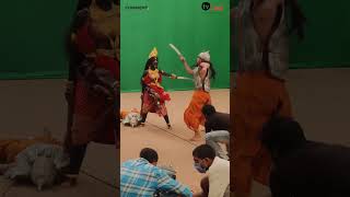 Shiv Shakti Tap Tyag Tandav action BTS #short #shivshakti #harharmahadev #bhadrakali @colorstv