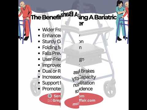 Step Towards Freedom: Uncover the Benefits of Using a Bariatric Walker for Enhanced Mobility!