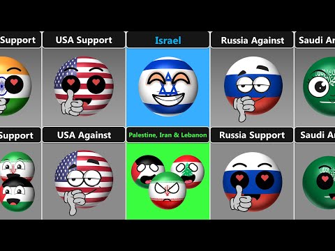 1 VS 3 Countries In Middle East [Countryballs]