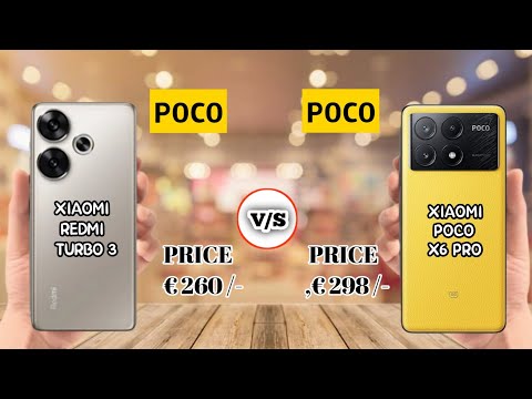 XIAOMI REDMI TURBO 3 VS XIAOMI POCO X6 PRO