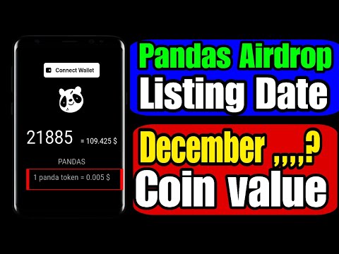 Pandas Airdrop coin value  | Pandas Airdrop listing Date & Exchange | pandas coin value