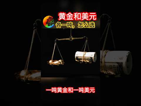 黃金和美元｜各一噸，怎麼選