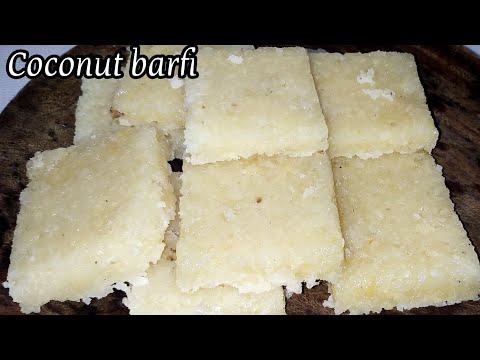 Fresh Coconut barfi recipe | नारियल की बर्फी #shorts #ytshorts #mithai #sweetrecipe #barfirecipe