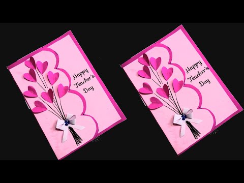 DIY Teacher's Day card making,  Easy and simple Teacher's Day card making,  Easy card making...