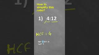 How to simplify ratios #ratio #simplifyratio #howto #maths