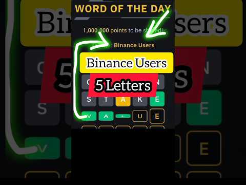 Binance 5 letters Word of the day Binance Users|5 letters Binance Users Theme Answers#wordoftheday