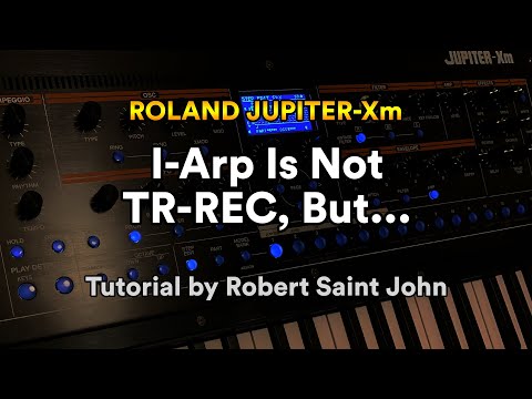 Roland Jupiter-Xm Tutorial: Using Step Edit (Old, see description)