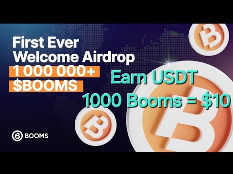 Booms Airdrop Criteria & Earning  Step by Step