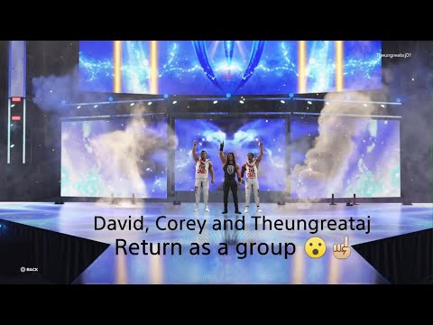 WWE 2K24 AWA wrestling: Corey, David & Theungreataj return as a group this week on knockdown! 😮☝🏼👀