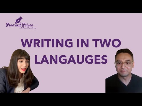 Writing in Two Languages - Bilingual Poetry with Liza Libes and Jean Pierre Rueda