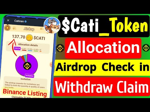 catizen airdrop check in । CATIZEN Airdrop Withdraw | Catizen $CATI Token Check | Catizen Withdraw