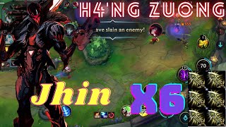 (Tốc chiến) Jhin X6 vô cực bắn cực căng. #Shorts