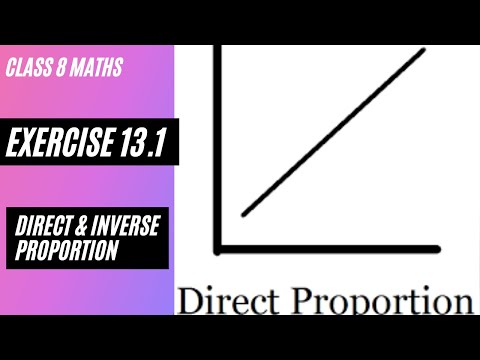 Chapter13.1_Q 2|Direct and Inverse Proportions | Introduction|Class8Maths| CBSE | NCERT