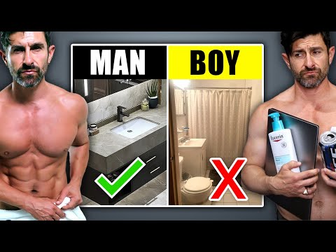 10 Things a Man ALWAYS Has in His Bathroom... that Boys DON'T! (Men's Bathroom Essentials)