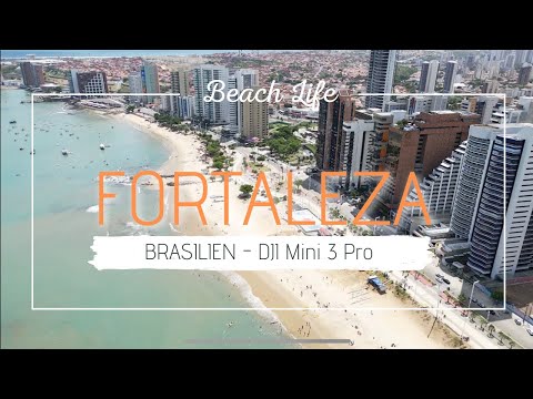 Fortaleza Beiramar Beach Brasilien 4K Drohnen Video DJI Mini 3 Pro