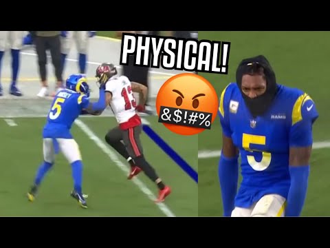 Mike Evans Vs Jalen Ramsey 🤬 ‘PHYSICAL!’ (WR Vs CB) Rams Vs Buccaneers 2022 highlights