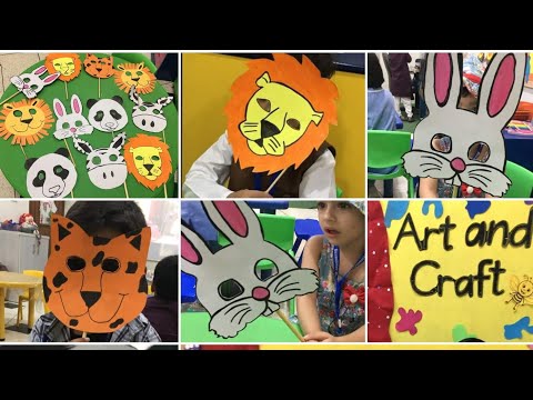 Art and craft Activity for kids l Making Face Mask Activity for kids l