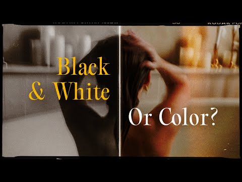 B&W vs. COLOUR PHOTOSHOOT - What's better?!