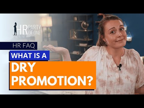 What Is a Dry Promotion?