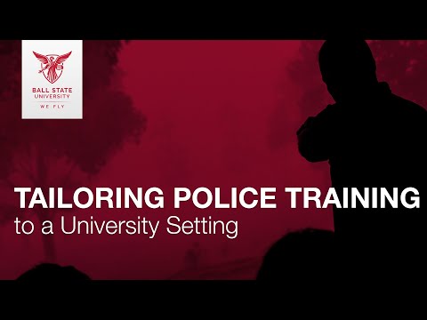 Tailoring Police Training to a University Setting