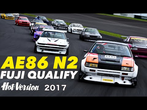 極限のアタック合戦!! 土屋圭市 AE86富士N2決戦 予選【Hot-Version】2017