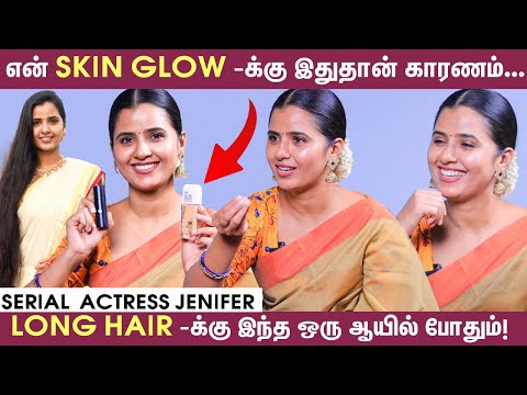 599 ரூபாயில் 10 Shade Lipstick -ஆ 😲  |  Serial  Actress Jenifer Skin & Hair Care | Make Up