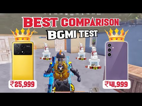 poco x6 pro vs samsung s23 fe, bgmi best comparison 🔥