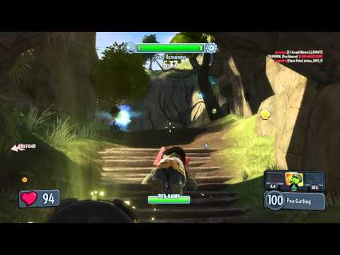 Plants vs Zombies Garden Warfare all star and silent pea shooter