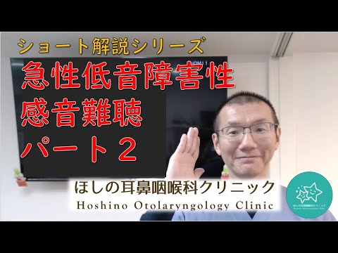 急性低音障害性感音難聴　パート２