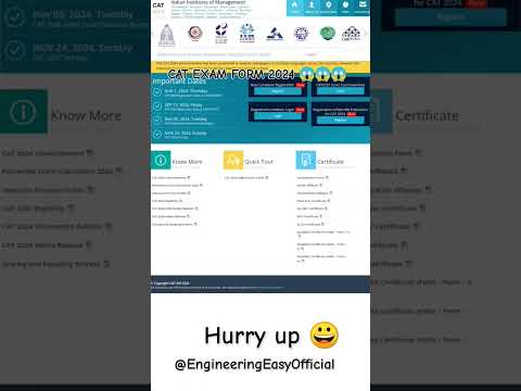 CAT EXAM 2024 EXAM 😲 #CATEXAM2024 @EngineeringEasyOfficial