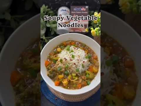 Soupy Vegetable Noodles | Chukde Spices