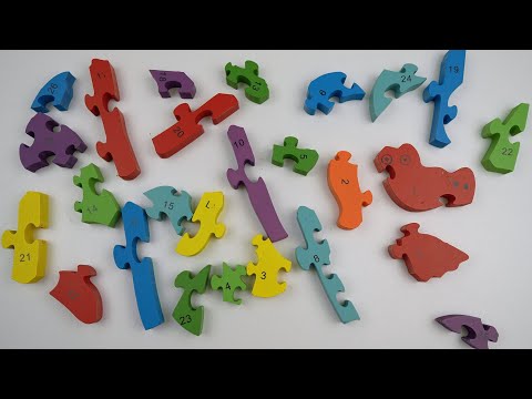 Toddler Numbers Learning | Toddler Colors | English and Spanish | Fun with Animal Puzzle