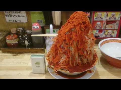 金沢の激辛デカ盛り！神やぐらの辛いラーメン激辛野菜マシマシ