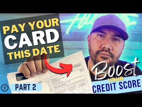 CREDIT BOOST HACK! 💳 PAY your card on this date & RAISE YOUR CREDIT SCORE FAST! - part 2